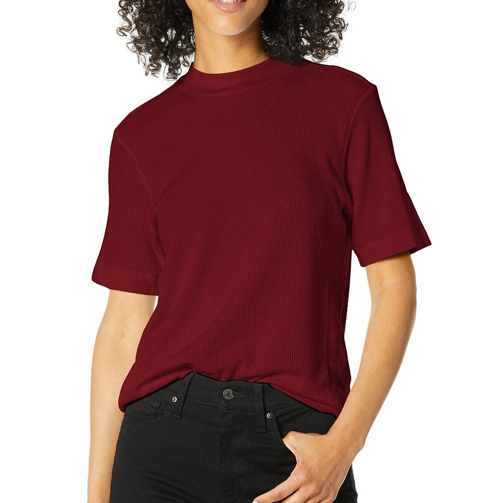 AG Adriano Goldschmied Yoni Thermal Mockneck Tee